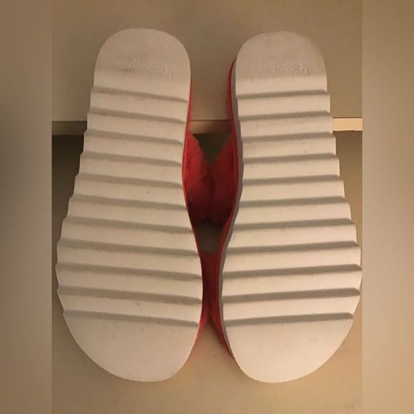 Koolaburra By Uggs women Peach rose fluffy slide slipper sandals US 9 Euro 40 - Picture 9 of 10